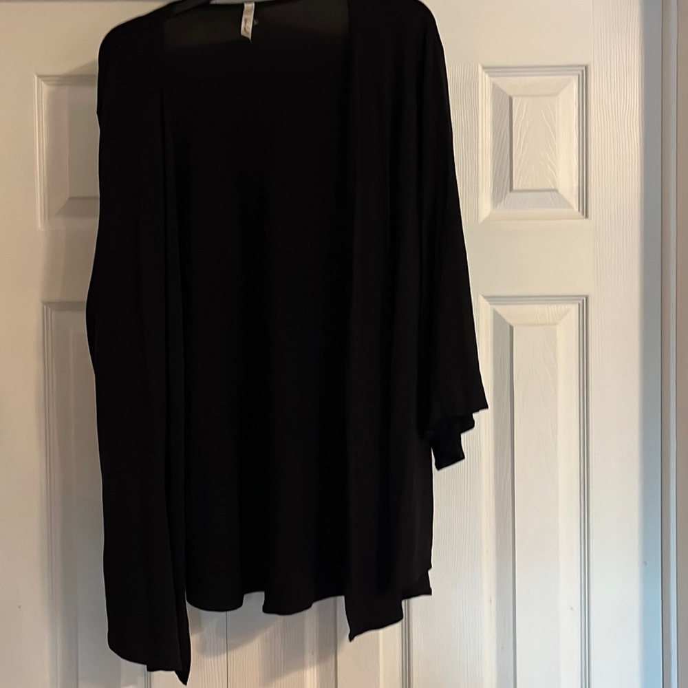 Black cardigan